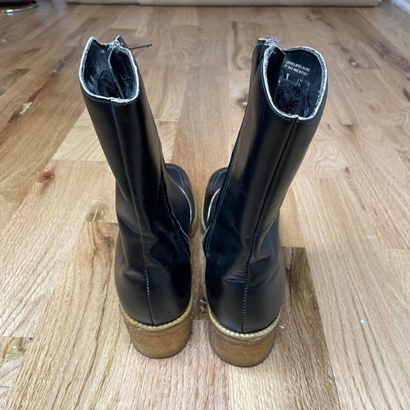Vintage‎ 70s black boots - Picture 4 of 7